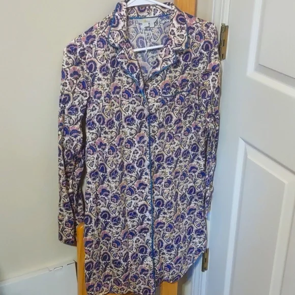 NWOT Boden Paisley Nightgown size 4 - Picture 1 of 5